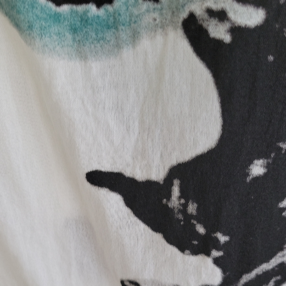 VEINFUNS Stylish White Dress Midi Linen And Cotton Short Sleeve Artsy Boho L - Picture 4 of 9